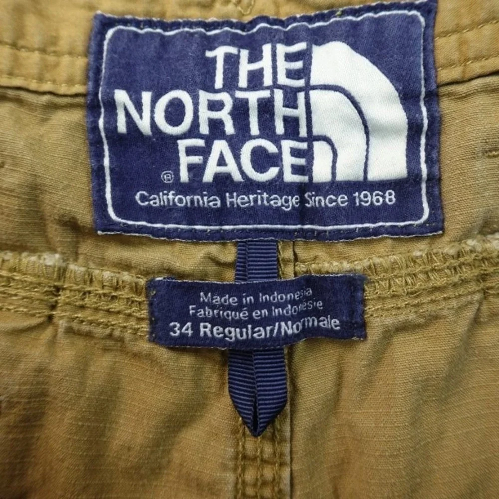 North Face Shorts Mens 34 Brown Cargo Utility Outdoor Hiking Trail Trek Climbing
